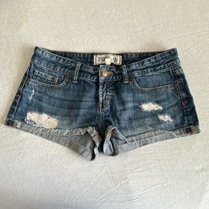 PINK by Victoria’s Secret Denim Low Rise Shorts sz 2